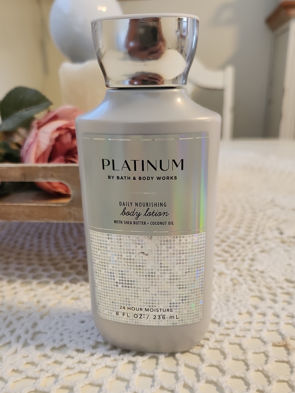 Bath & Body Works Platinum Daily Nourishing Body Lotion - Silver